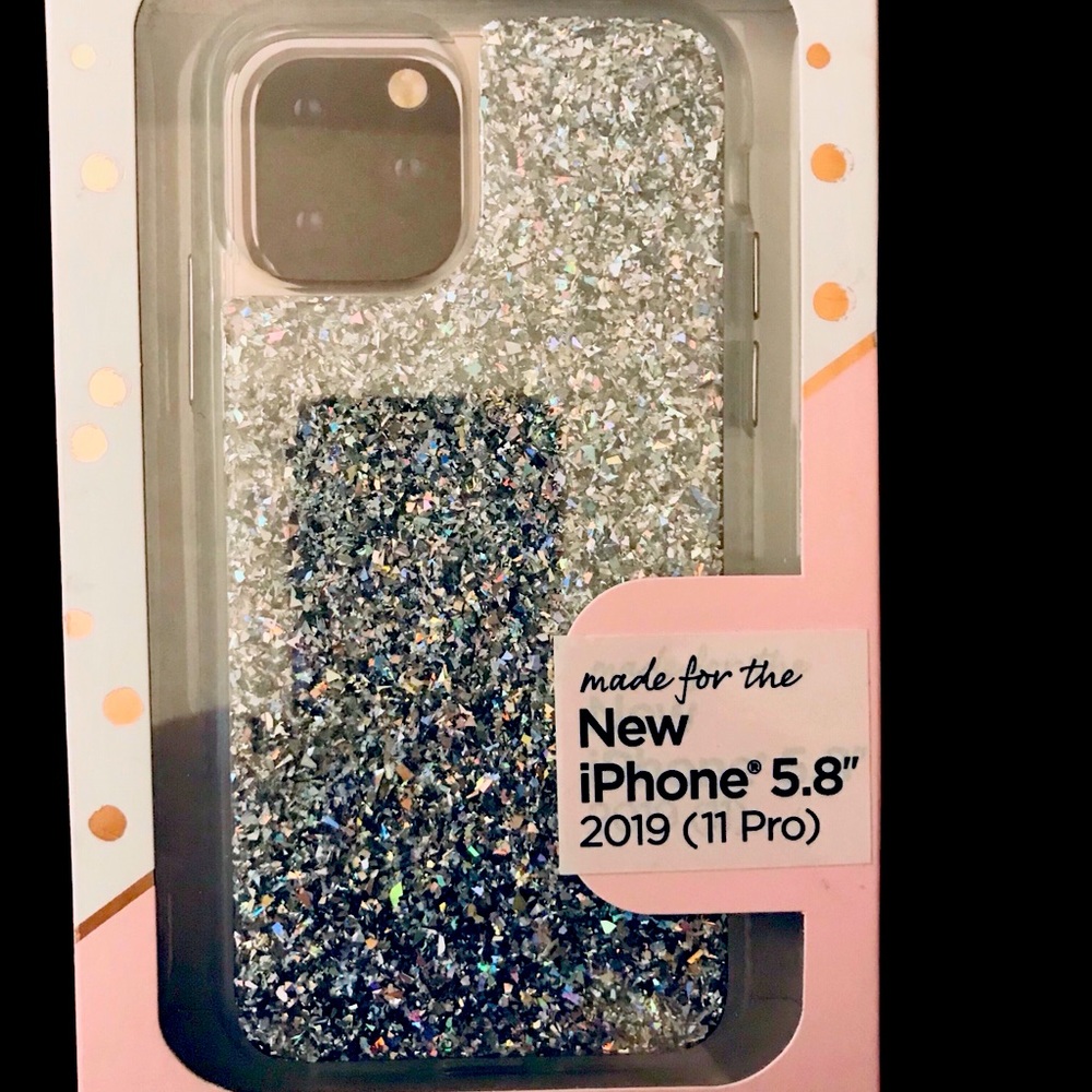 iPhone 11 Pro 5.8 Silver Glitter Case